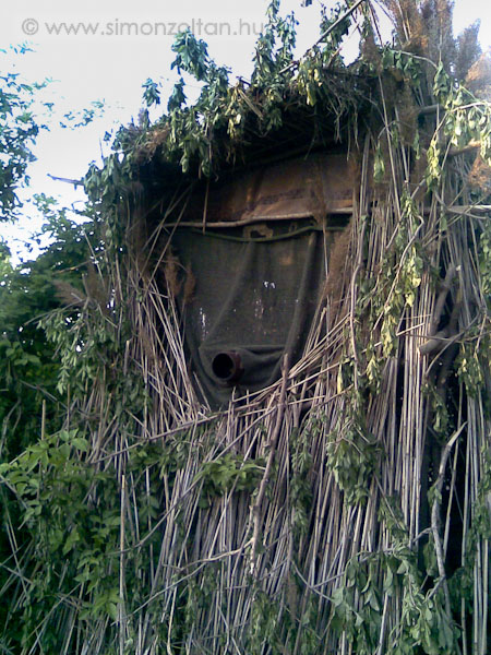 20090421_werk_0039.JPG - Tal�ltam egy n�dast, ahol a barna r�tih�j�k sokat mozognak. Ez�rt �sszedobtam egy fix lest, f�leg n�db�l, hogy megszokj�k �s ne kelljen mindig a mobil lesemet fel�ll�tanom, ha kimegyek. M�r az els� p�r napban j�l elfogadt�k.